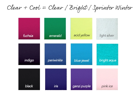 12 Season Personal Color Analysis  Indigo Tones Light Summer Clothing